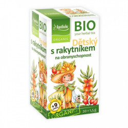 Apotheke BIO Dětský čaj s rakytníkem na obranyschopnost nálevové sáčky 20x1,5 g