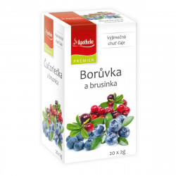 Apotheke Borůvka a brusinka čaj nálevové sáčky 20x 2 g