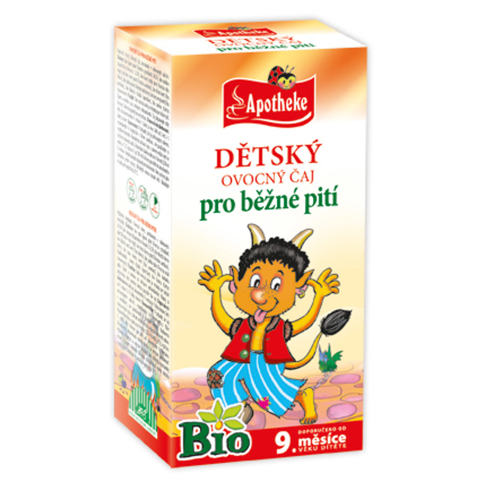 APOTHEKE Dětský čaj ovocný 20 sáčků BIO