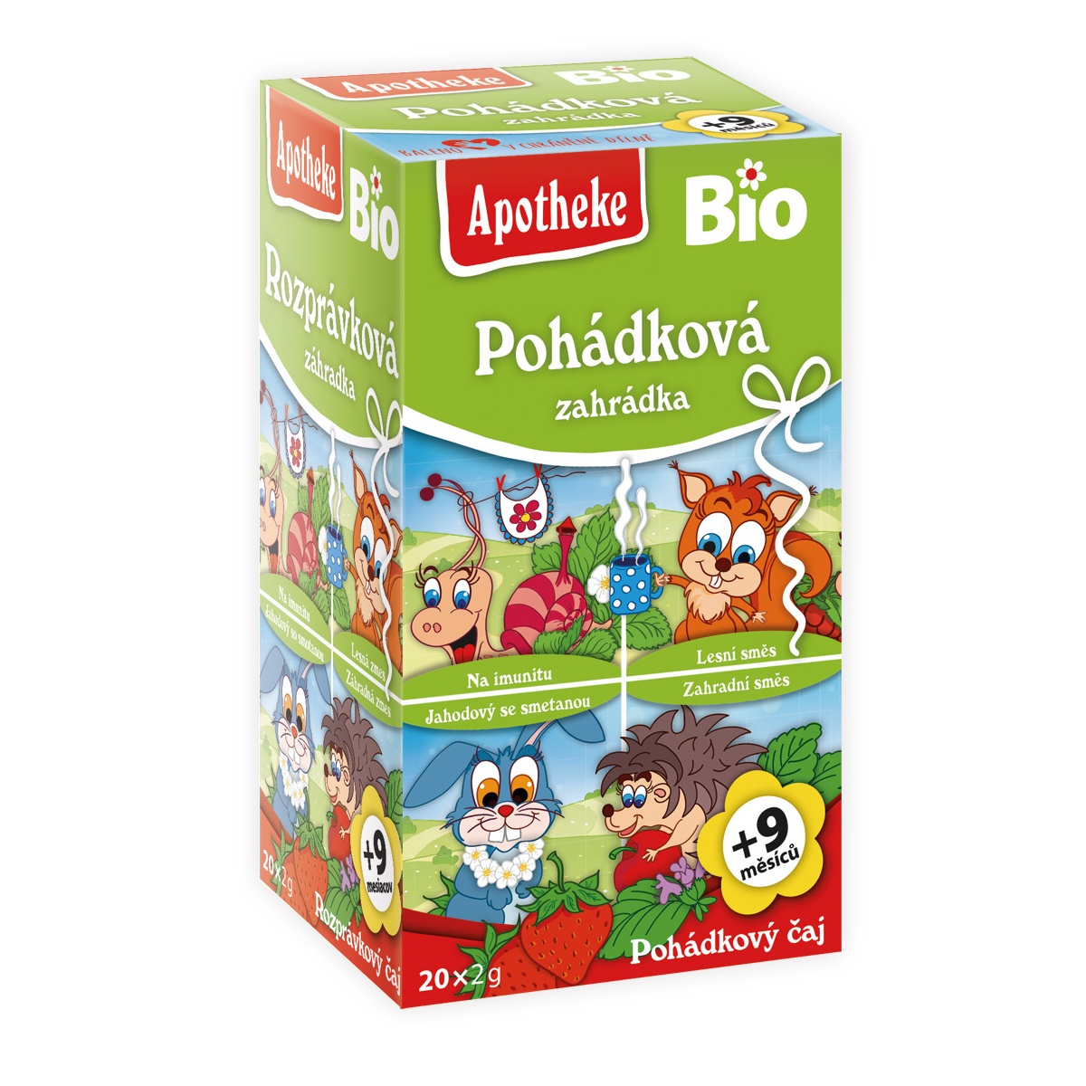 Apotheke Dětský BIO Pohádkový čaj Pohádková zahrádka 20x2 g