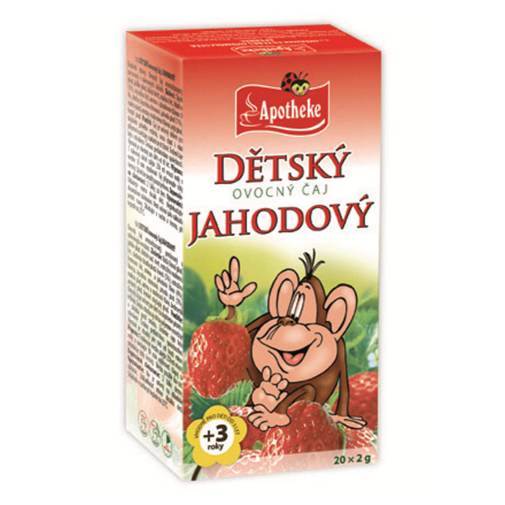 APOTHEKE Dětský ovocný čaj jahodový 20x2g