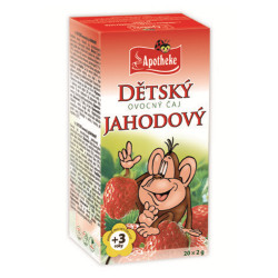 APOTHEKE Dětský ovocný čaj jahodový 20x2g