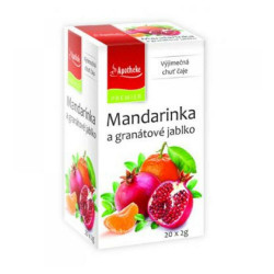 APOTHEKE Mandarinka + granátové jablko čaj 20x2 g