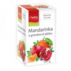 Apotheke Mandarinka a granátové jablko nálevové sáčky 20x2 g