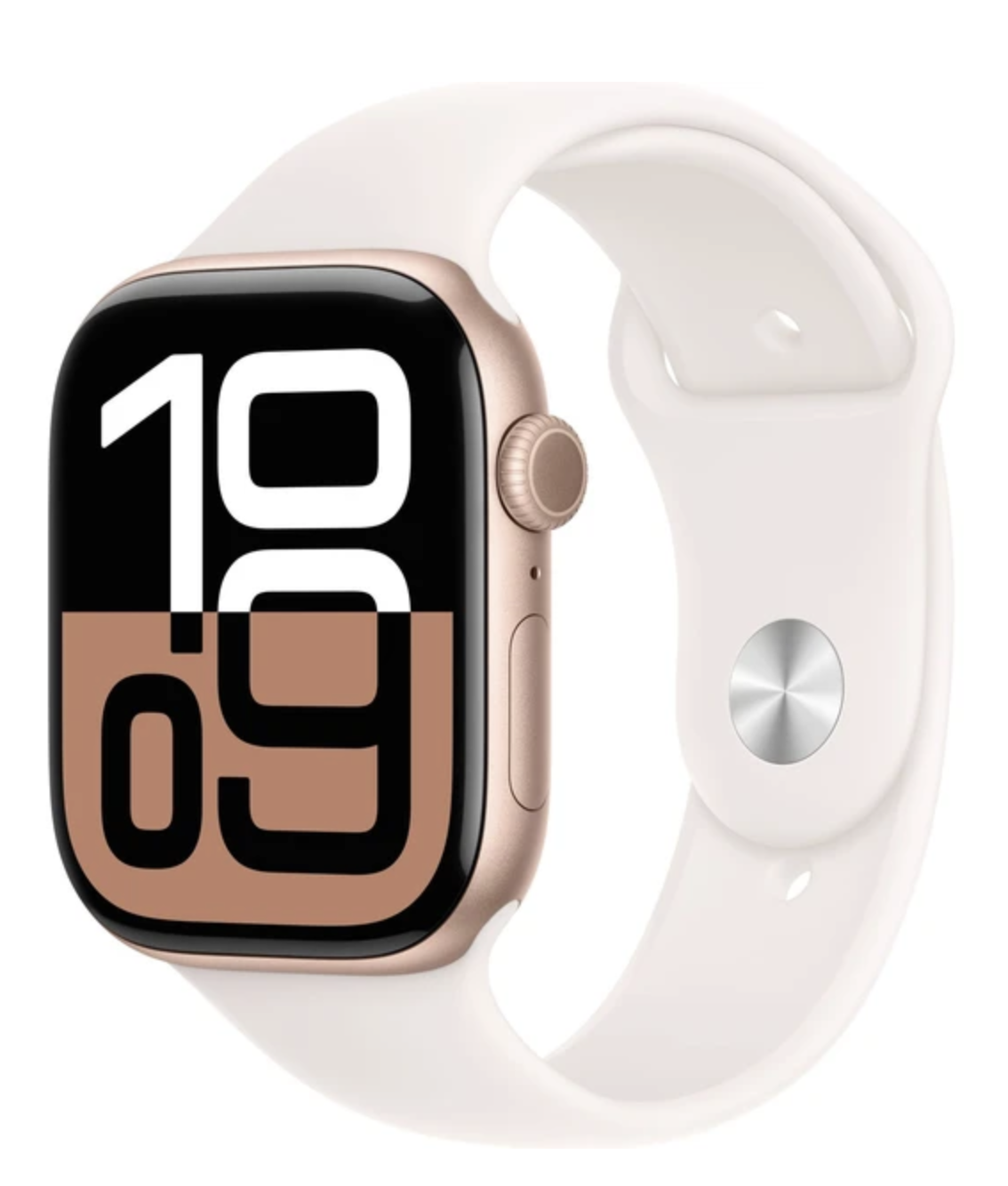 APPLE Watch Series 10 GPS + Cellular 46mm Rose Gold Aluminium Case with Light Blush Sport Band - M/L