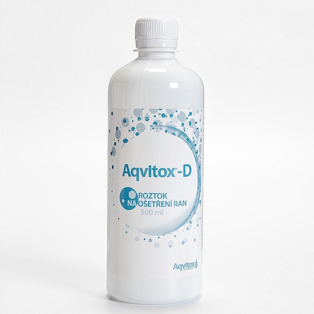 AQUASYSTEM Aqvitox D roztok na ošetření ran 500 ml