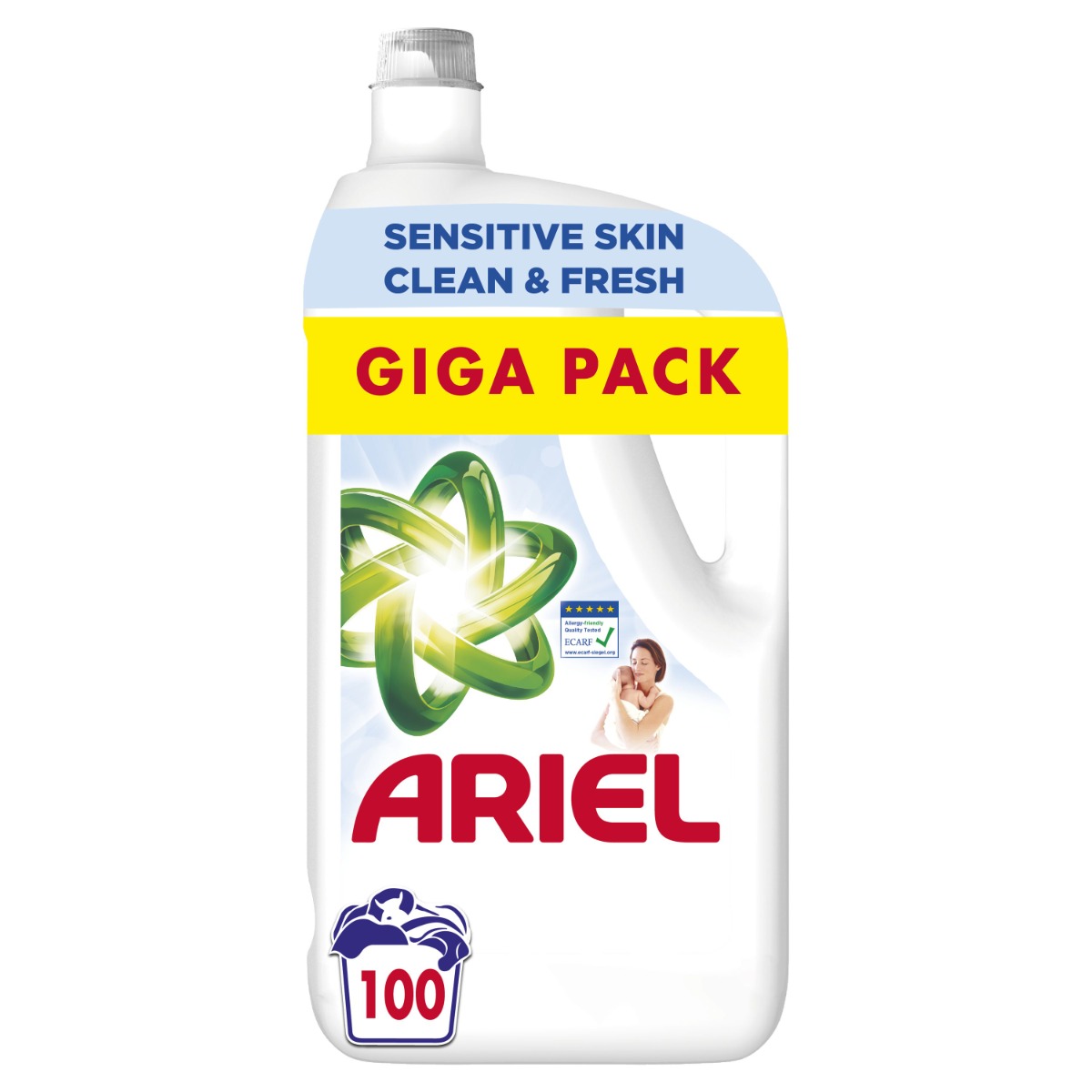 Ariel Sensitive Prací gel 5 l 100 praní