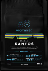 AROMANIAC Brazílie Santos, zrnková 250 g