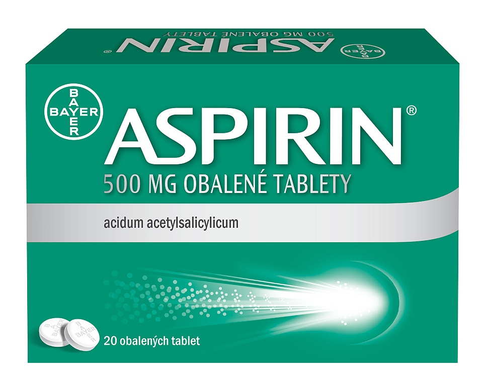 ASPIRIN 500mg obalené tablety 20 ks