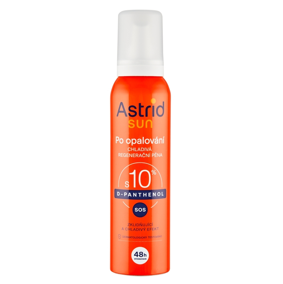 ASTRID Sun sun chladivá regenerační pěna po opalování, 150 ml