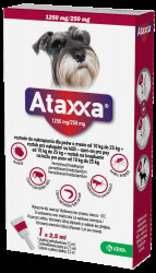 ATAXXA pro psy 10-25 kg spot-on 2.5 ml