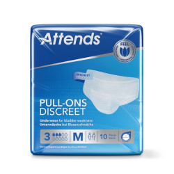 ATTENDS Pull-Ons 3 Discreet absorpční kalhotky M 10 kusů