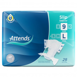 ATTENDS Slip regular 9 kalhotky absorpční velikost L 28 kusů