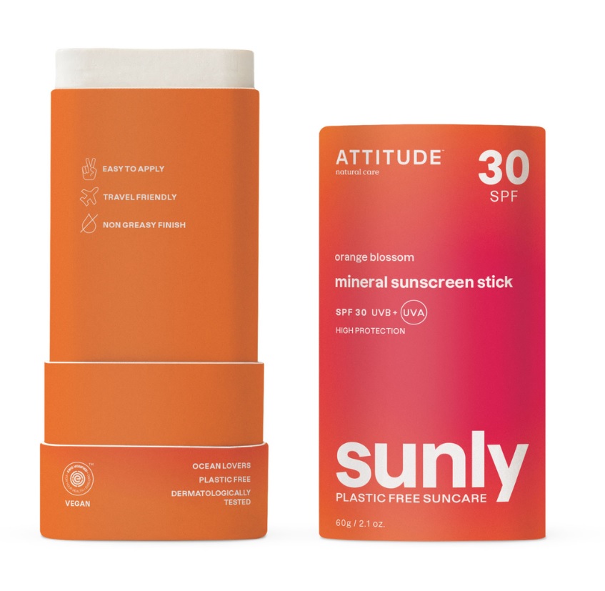 ATTITUDE Sunly Tyčinka na tělo Orange Blossom SPF30 60 g