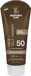 AUSTRALIAN GOLD , Face + Self tanner, SPF 50, 88 ml