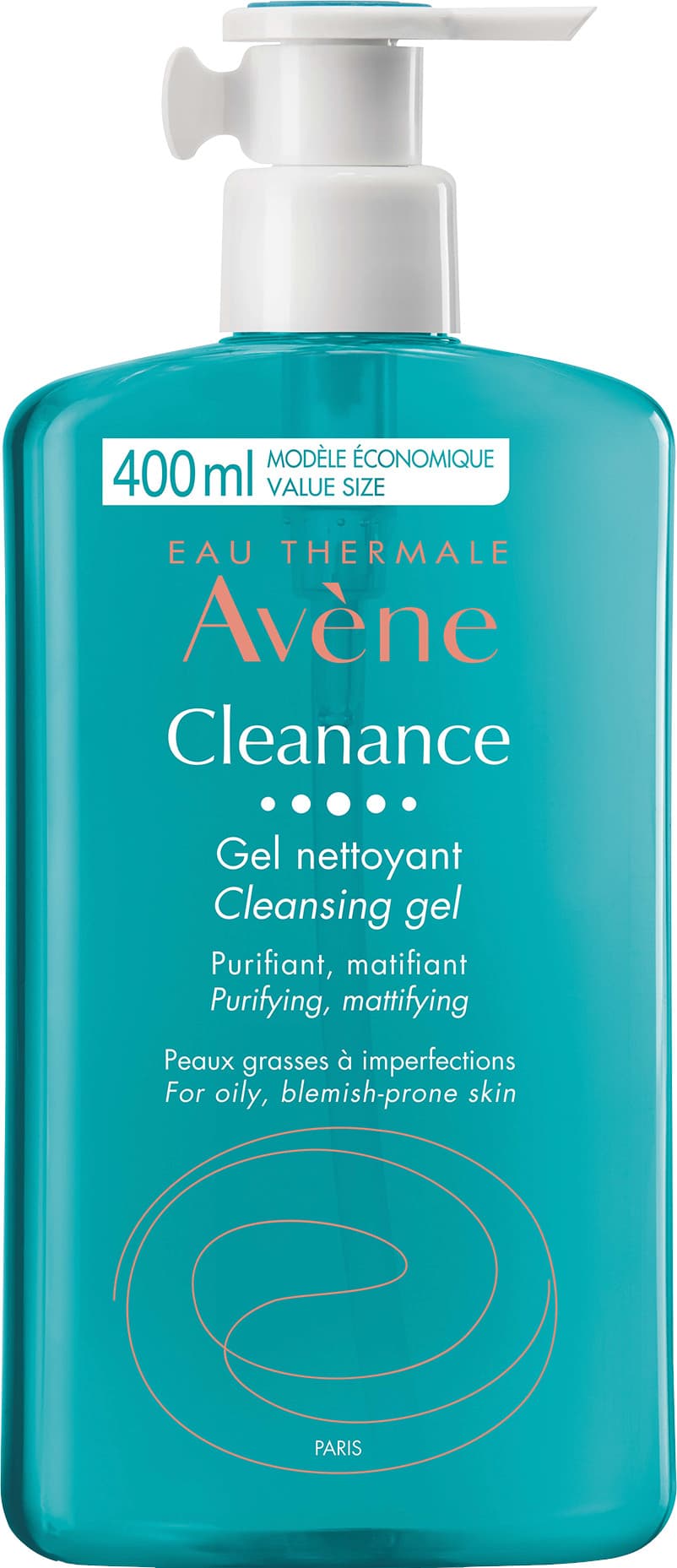 AVÈNE Cleanance Čisticí gel pro citlivou pleť se sklonem k akné 400 ml