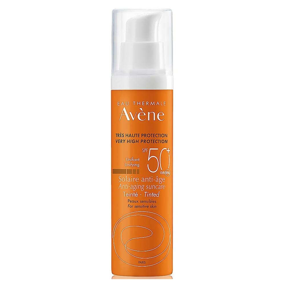 AVÈNE Sluneční Anti-age Tónovaný SPF 50+ 50 ml