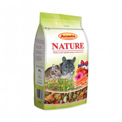 Avicentra Krmivo NATURE činčila a osmák 850 g