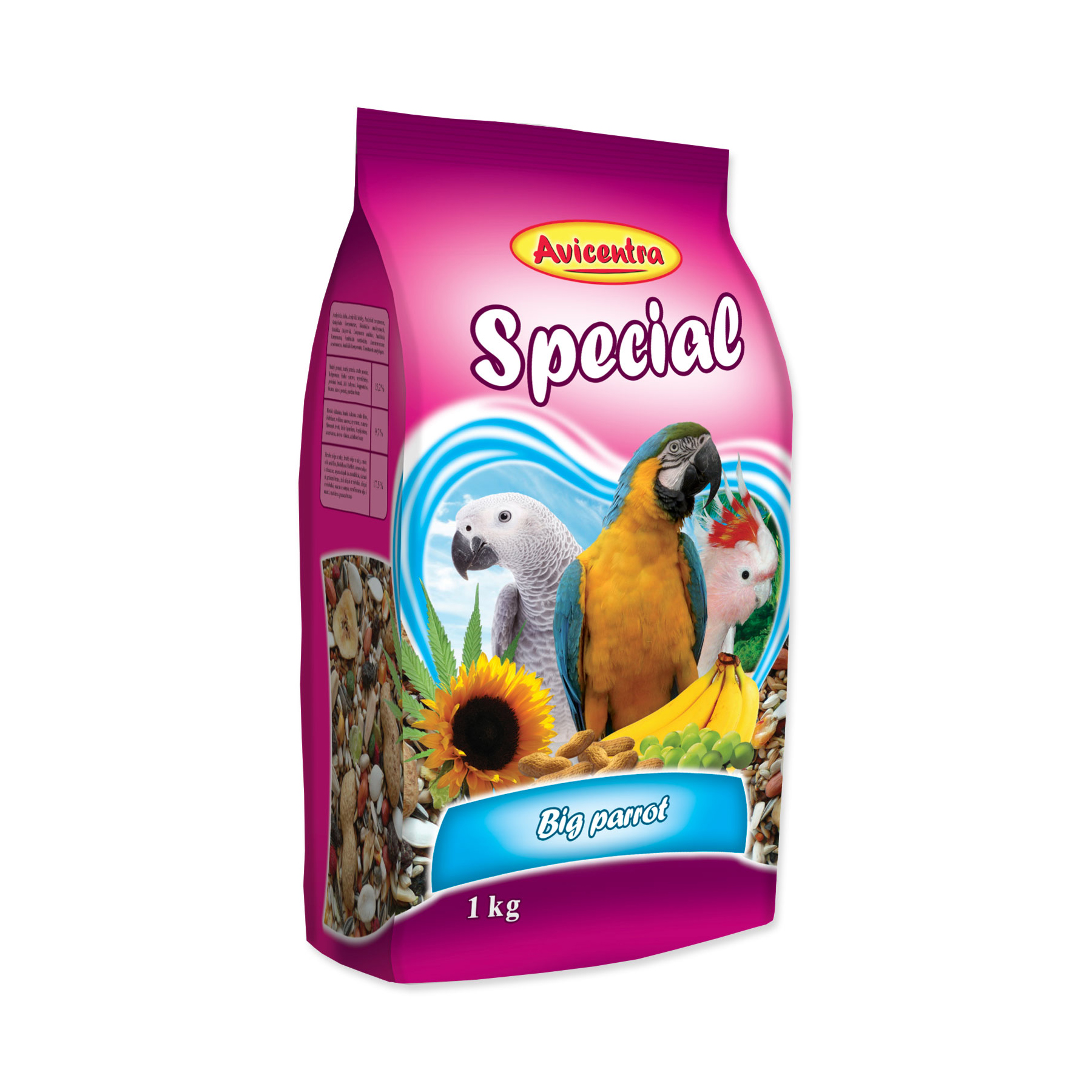 Avicentra Krmivo Special velký papoušek 1 kg