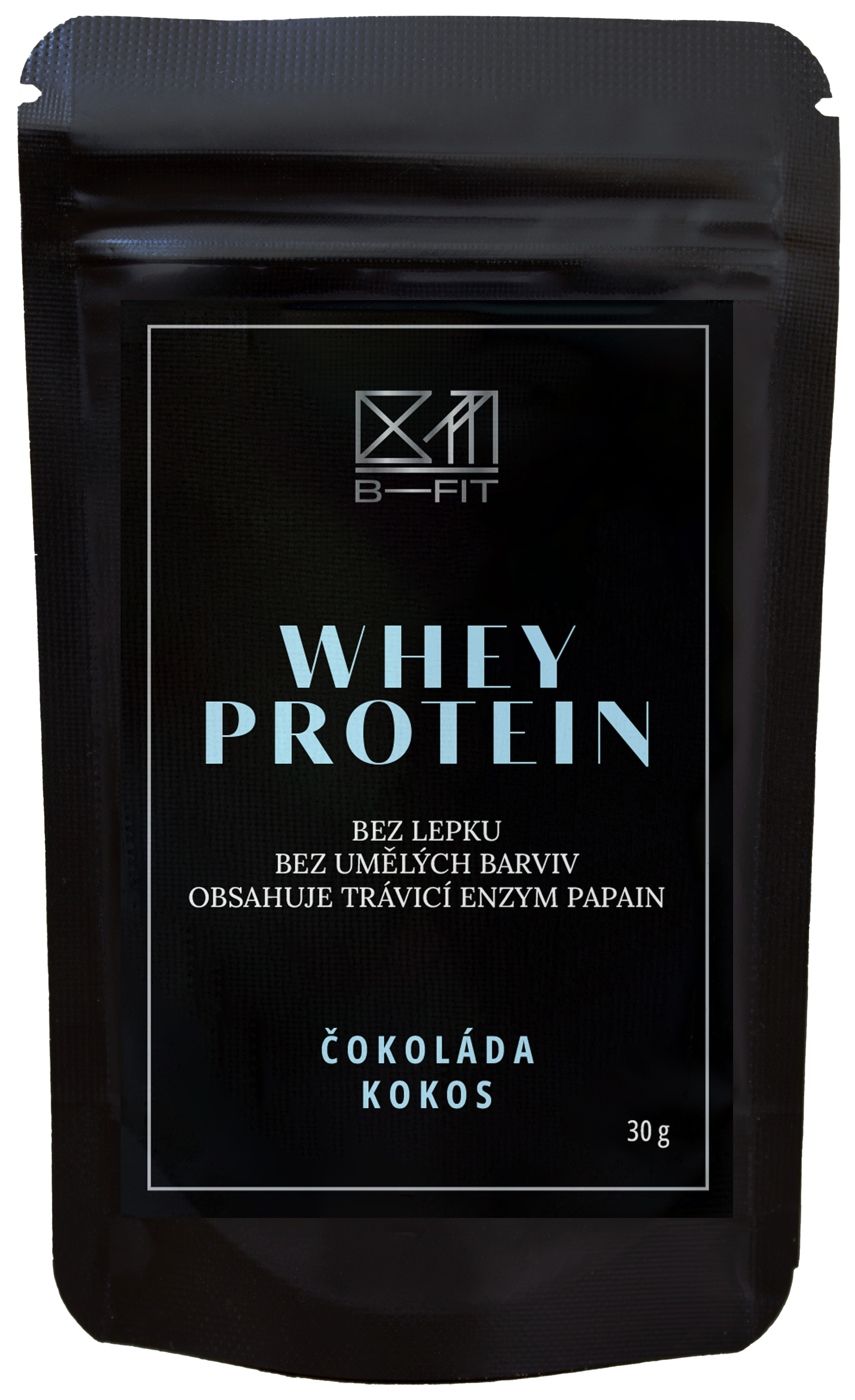 B-FIT CLUB Whey Protein Čokoláda-kokos 30 g