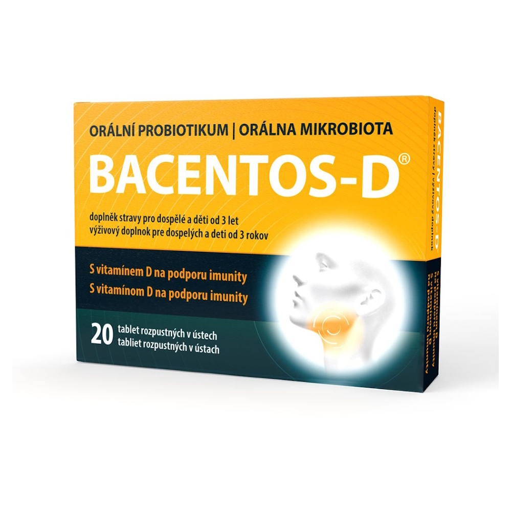 BAC-ENTOS-D Orální probiotikum 20 tablet