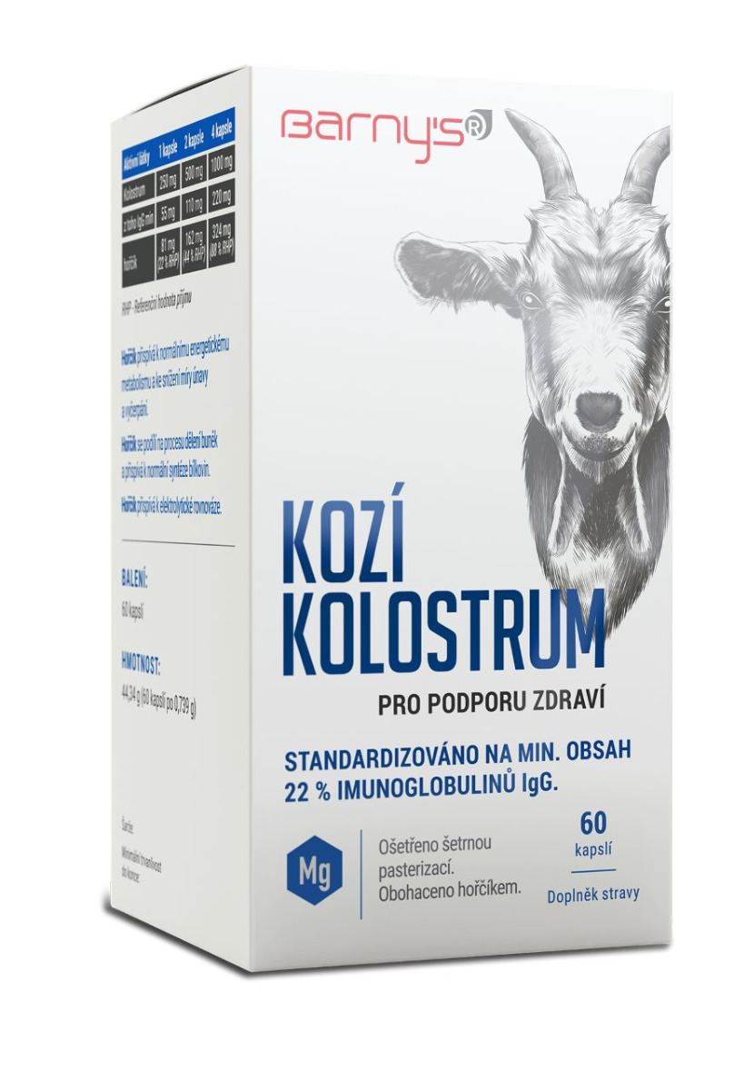 Barny´s Kozí kolostrum 60 kapslí