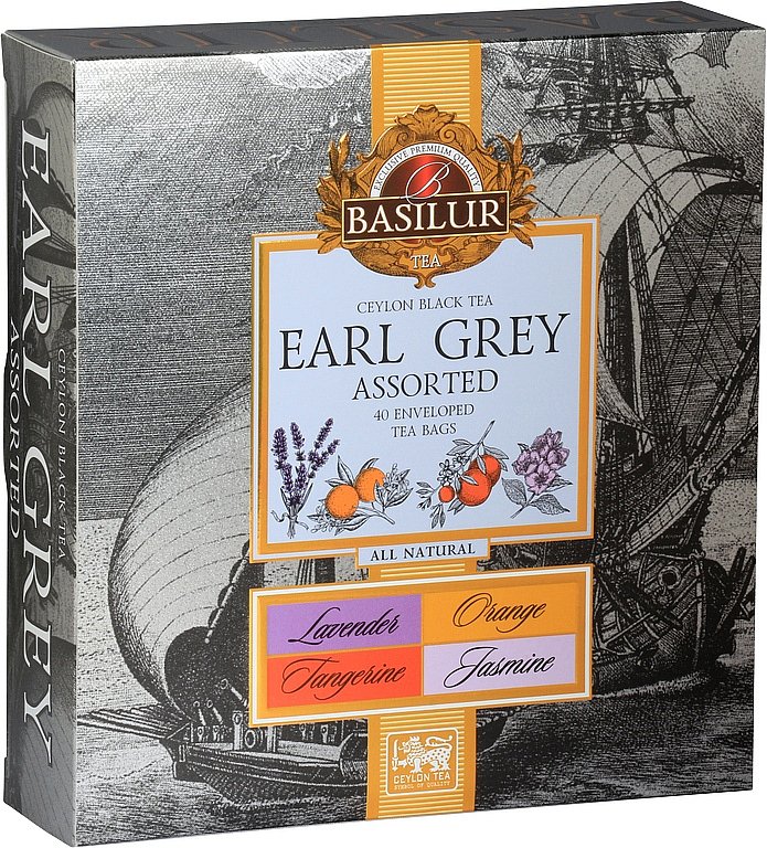 BASILUR Earl Grey Assorted přebal 40 x 2 g