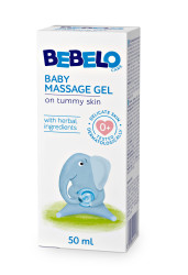 BEBELO Baby massage gel masážní gel 50 ml