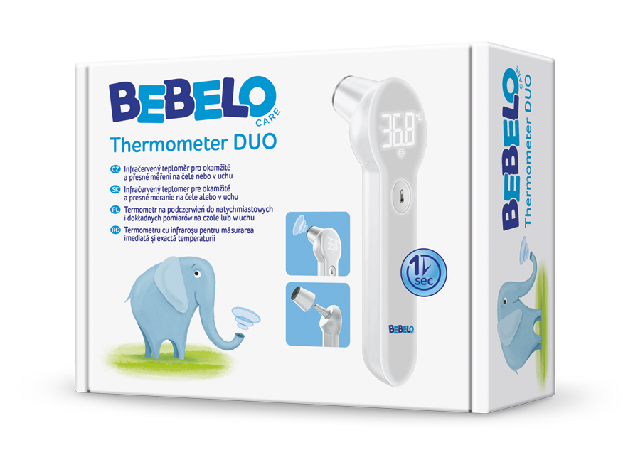 BEBELO Thermometer DUO infračervený teploměr 1 ks