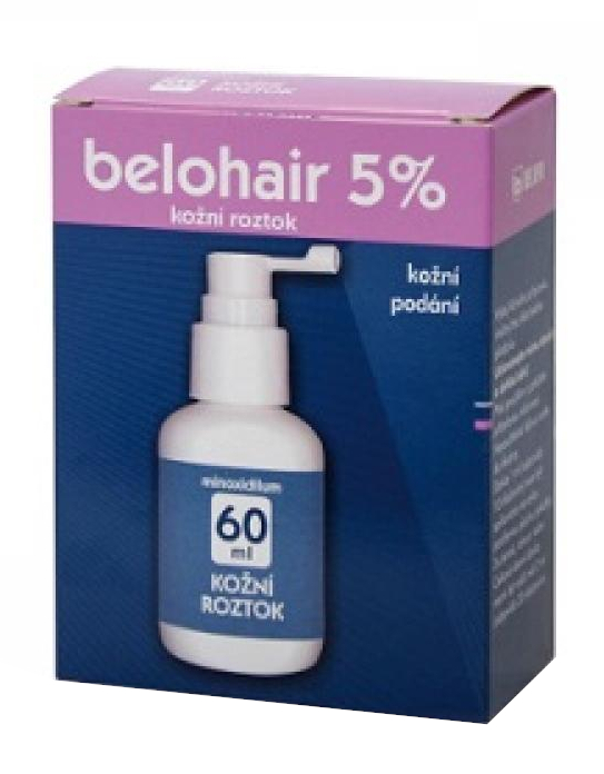 BELOHAIR 5% dermální roztok 60 ml