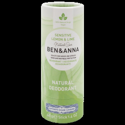 BEN & ANNA Lemon & LimeTuhý deodorant sensitive 40 g