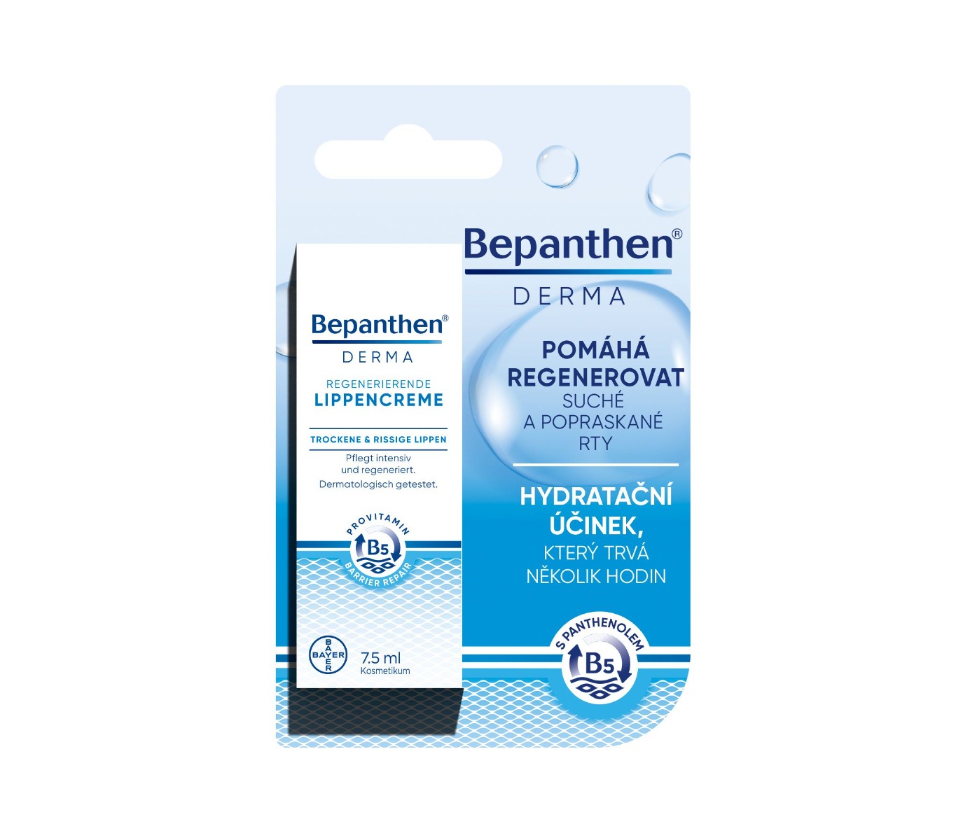 Bepanthen Derma krém na rty 7,5 ml