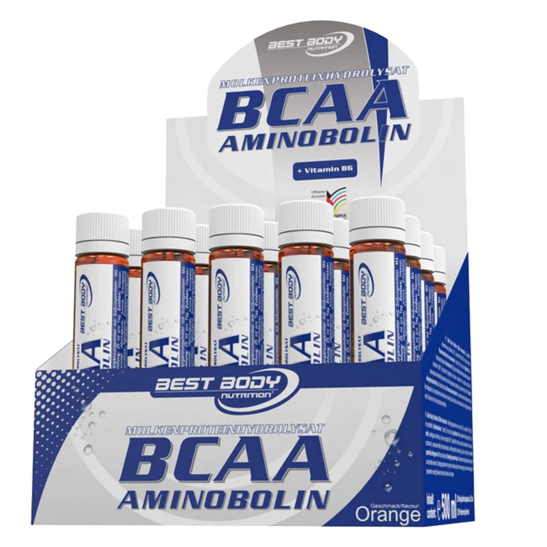 Best Body BCAA aminobolin 20 x 25ml - pomeranč