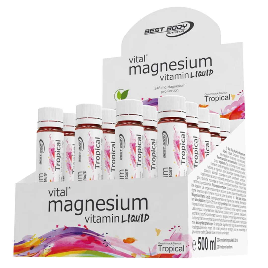 Best Body Magnesium vitamin ampoules 20 x 25ml - tropical