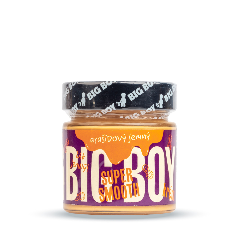 BIG BOY Arašídový krém super smooth 220 g