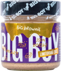 BIG BOY Big Brownie - Lískový krém s kešu a bílou čokoládou 220 g