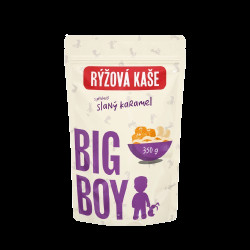 BIG BOY Rýžová kaše, Sweet and Salty s příchutí slaného karamelu, EKO varianta 350 g