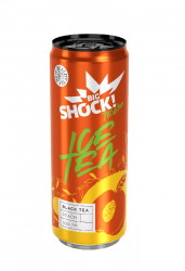 Big Shock! Ice Tea Black Peach 330 ml