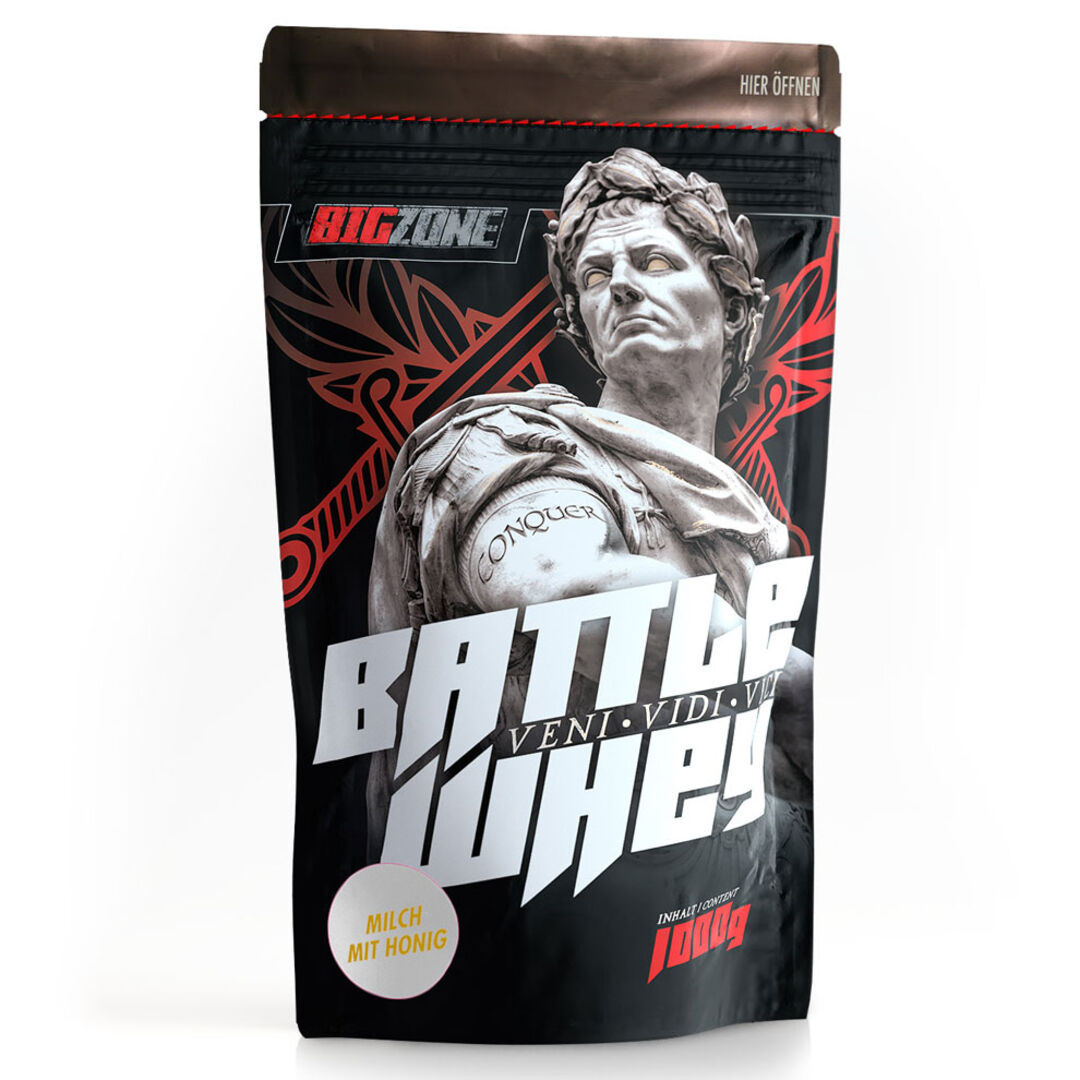 Big Zone Battle Whey 1000g - banánové mléko