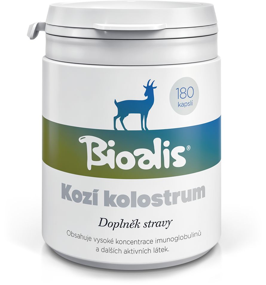 Bioalis Kozí kolostrum 180 kapslí