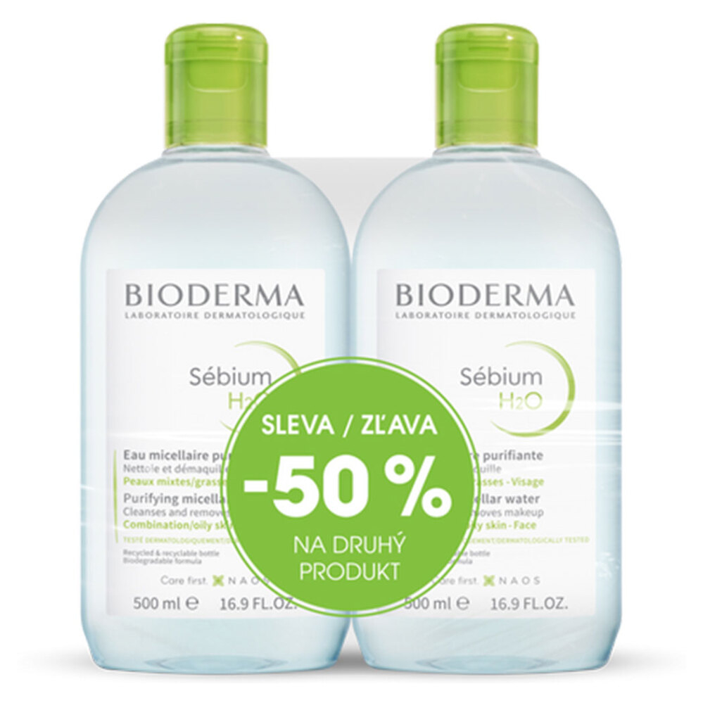 BIODERMA Sébium Micelární voda Výhodné balení 2x500 ml