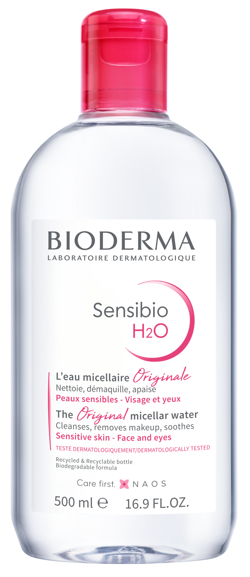 BIODERMA Sensibio H2O micelární voda pro citlivou pleť 500 ml