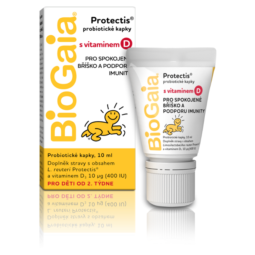 BIOGAIA®  Protectis®  probiotické kapky s vitamínem D 10 ml