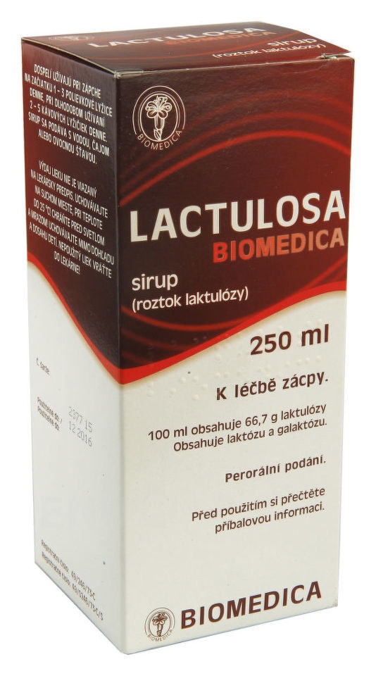 BIOMEDICA Lactulosa 667 mg sirup 250 ml