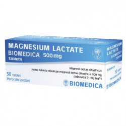 BIOMEDICA Magnesium Lactate 500 mg 50 tablet