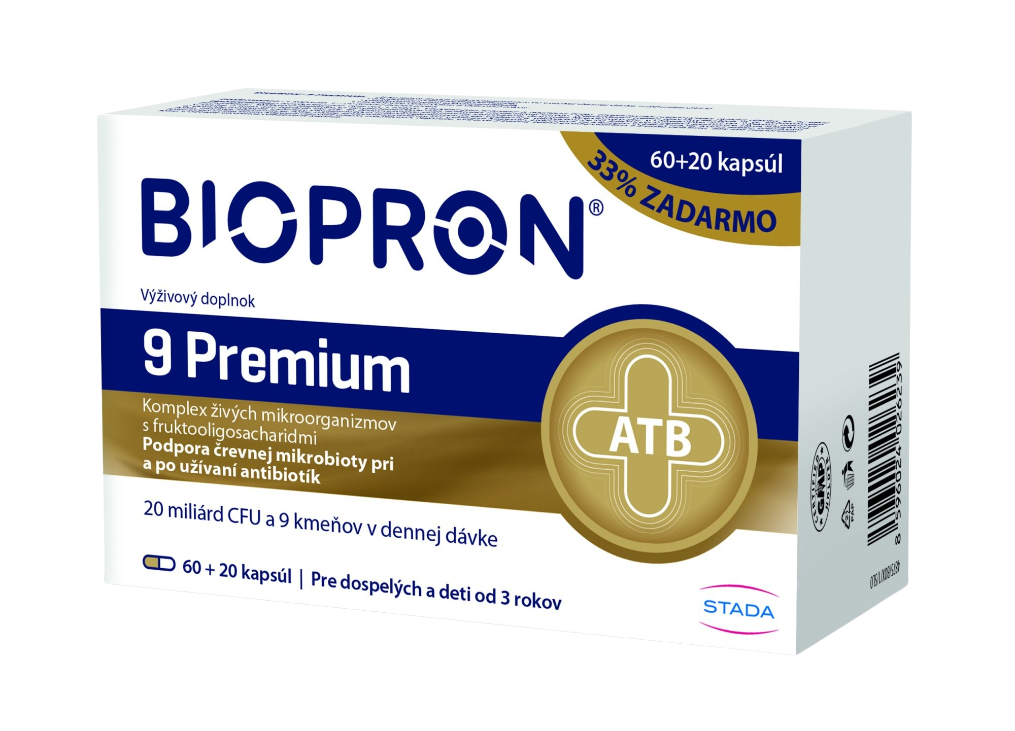 BIOPRON 9 premium 80 kapslí