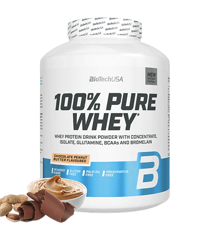 BIOTECH 100% Pure Whey Čokoláda, arašídové máslo 2270 g