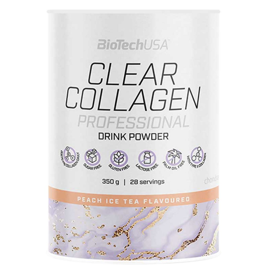 BioTech USA Clear Collagen Professional 350g - broskvový ledový čaj