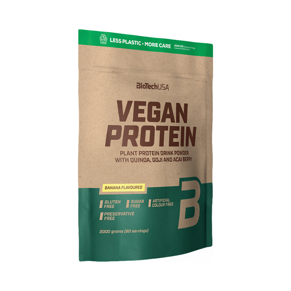 BioTech USA Vegan Protein 2000g - banán