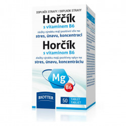 BIOTTER Hořčík s vitaminem B6 50 tablet